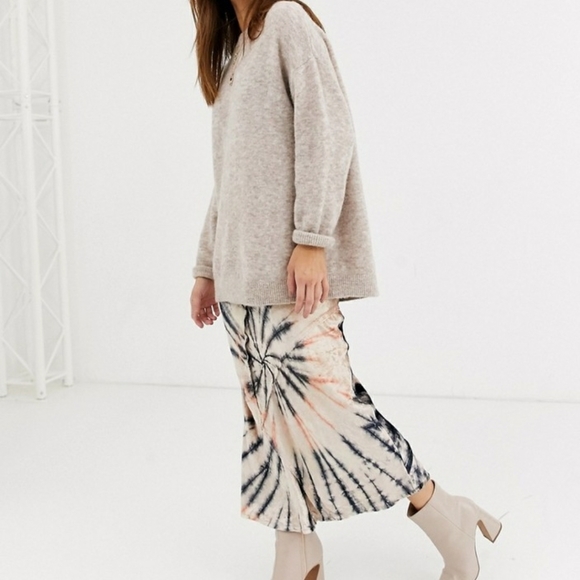 FREE PEOPLE BALI SERIOUS SWAGGER TIE DYE SKIRT - Picture 3 of 9